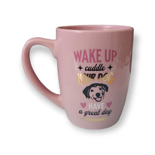 Picture of WAKE UP CUDDLE YOUR DOG HAVE A GREAT DAY MUG
